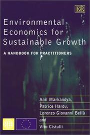 Cover of: Environmental Economics for Sustainable Growth: A Handbook for Practitioners