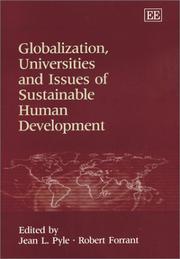Cover of: Globalization, Universities and Issues of Sustainable Human Development