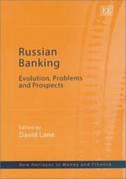 Cover of: Russian Banking: Evolution, Problems and Prospects (New Horizons in Money and Finance Series)