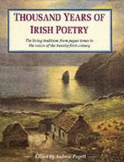 Cover of: Thousand Years of Irish Poetry by Andrew Pagett