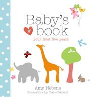 Cover of: Baby's Book: Your First Five Years