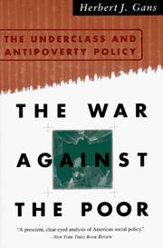 Cover of: The War Against the Poor by Gans, Herbert J.