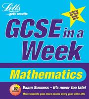 Cover of: Maths (Revise GCSE in a Week)