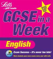 Cover of: English (Revise GCSE in a Week)