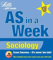 Cover of: Sociology (Revise AS Level in a Week)