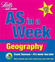 Cover of: Geography (Revise AS Level in a Week) by Elizabeth Elam, John Milner