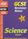 Cover of: GCSE Science (GCSE Revision & Exam Preparation)