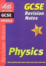 Cover of: GCSE Physics (Letts GCSE Revision Notes)