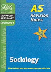 Cover of: Sociology (Letts Revision Notes) by Steve Chapman