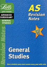 Cover of: General Studies (Letts Revision Notes)