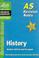 Cover of: History (Letts AS Revision Notes)