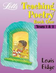 Cover of: Teaching Poetry: Key Stage 1 (Teaching Poetry)