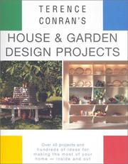 Cover of: Terence Conran's House & Garden Design Projects