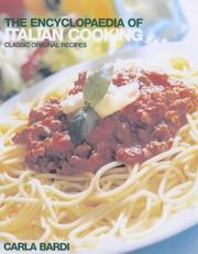 Cover of: The Encyclopaedia of Italian Cooking by Carla Bardi