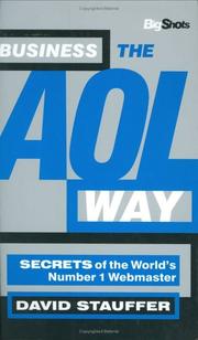 Cover of: Business the Aol Way (Big Shots) | David Stauffer