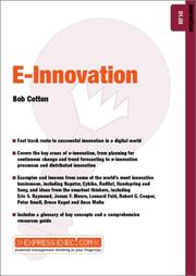 Cover of: E-Innovation: Innovation 01.03 (Express Exec)
