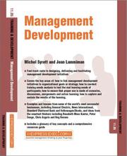 Cover of: Management Development (Training & Development)