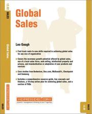 Cover of: Global Sales by Leo Gough