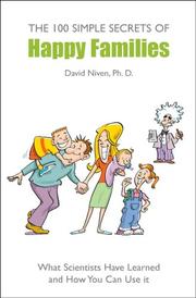 Cover of: 100 Simple Secrets of Happy Families