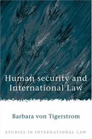 Cover of: Human Security and International Law: Prospects and Problems (Studies in International Law)