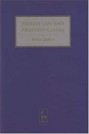 Cover of: Private Law and Property Claims