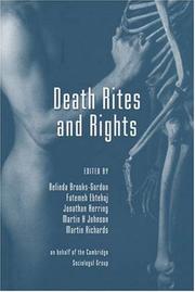 Death rites and rights by Belinda Brooks-Gordon