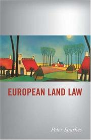 Cover of: European Land Law