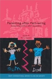 Cover of: Parenting After Partnering: Containing Conflict After Separation (Onati International Series in Law & Society)