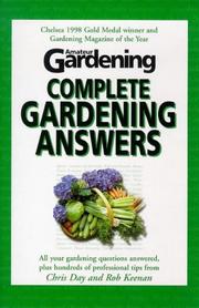 Cover of: "Amateur Gardening's" Complete Gardening Answers