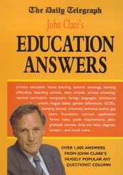 Cover of: John Clare's Education Answers (The "Daily Telegraph")