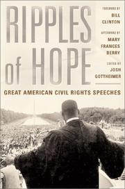 Cover of: Ripples of hope: great American civil rights speeches