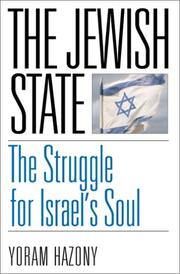 Cover of: The Jewish State: The Struggle for Israel's Soul