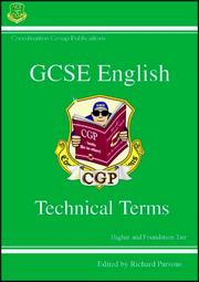 Cover of: GCSE English by Richard Parsons