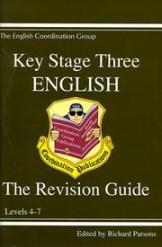 Cover of: KS3 English (Revision Guides) by Richard Parsons, Gemma Hallam, Simon Cook