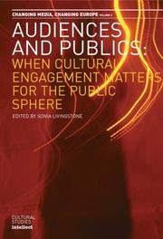 Cover of: Audiences and Publics by Sonia Livingstone