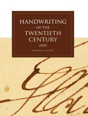 Cover of: Handwriting of the Twentieth Century by Rosemary Sassoon