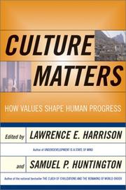 Cover of: Culture Matters | 