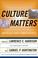 Cover of: Culture Matters
