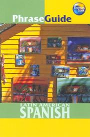 Cover of: PhraseGuide Latin American Spanish by Thomas Cook Publishing