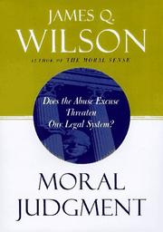 Cover of: Moral Judgement | James Q. Wilson