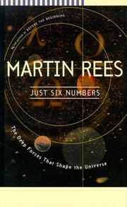 Just Six Numbers by Martin J. Rees