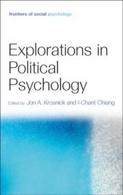 Cover of: Poitical Psychology