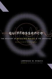 Cover of: Quintessence by Lawrence Krauss, Lawrence Maxwell Krauss