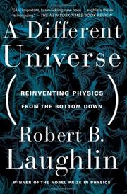 Cover of: A Different Universe: Reinventing Physics from the Bottom Down
