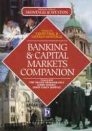 Banking and Capital Markets Companion by Colin Paul, Gerald Montagu