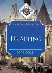 Cover of: Drafting (Inns of Court Bar Manuals) by Inns of Court School of Law, Inns of Court School of Law