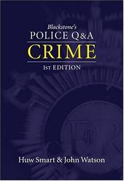 Cover of: Crime (Blackstone's Police Q & A)