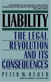 Cover of: Liability | Peter Huber