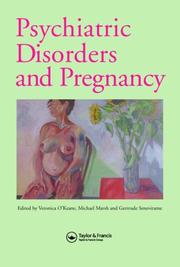 Cover of: Psychiatric Disorders and Pregnancy