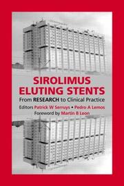 Cover of: Sirolimus-Eluting Stents by 